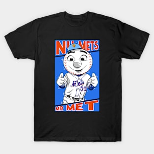 Mr met ny mets cartoon T-Shirt